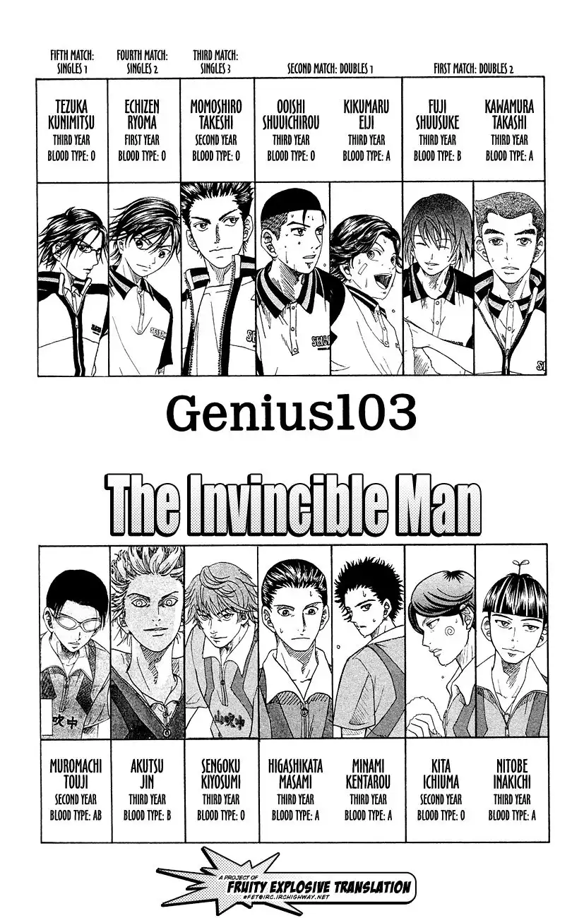 Prince of Tennis Chapter 103 1